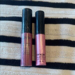Set of 2 NYX Lip Polish Duo - Radiant Pink Shades